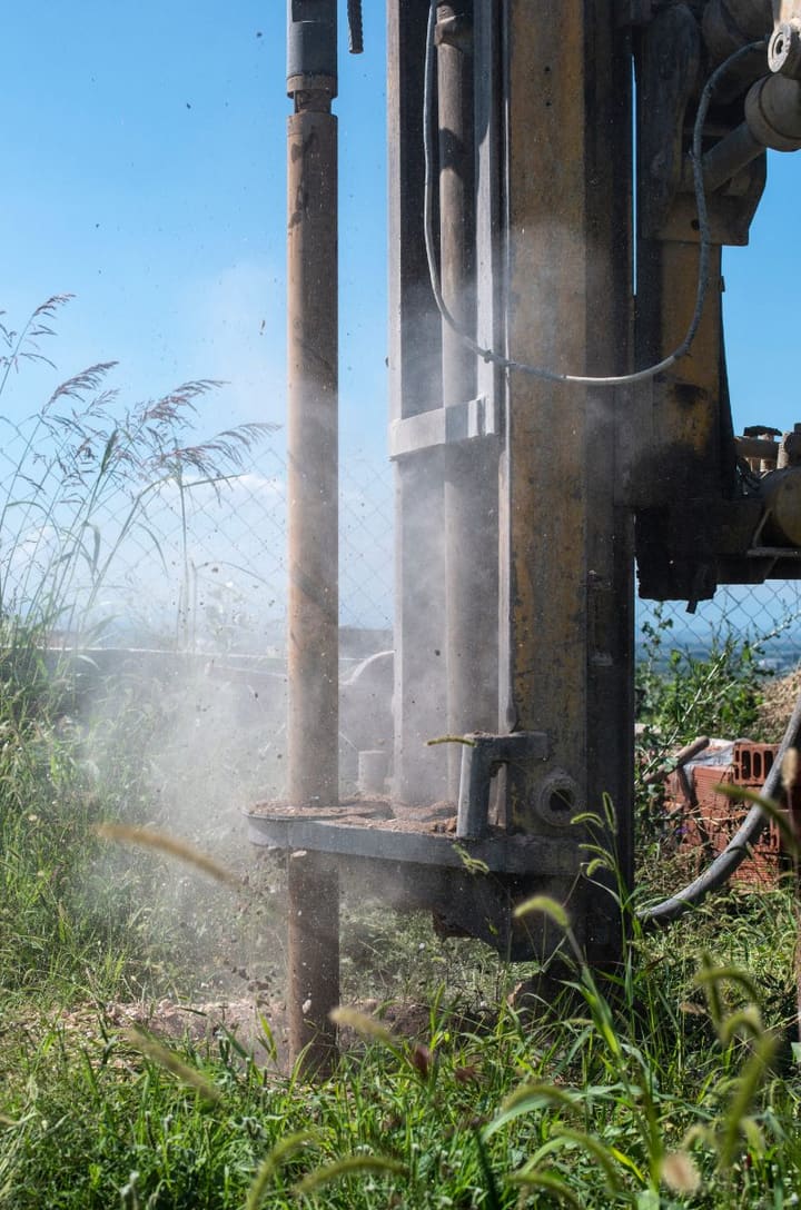 Perfuração em rocha sedimentar